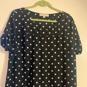 LOFT Polka Dot Blouse